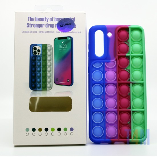 CAPA DE SILICONE POP-IT PARA SAMSUNG S21 PLUS